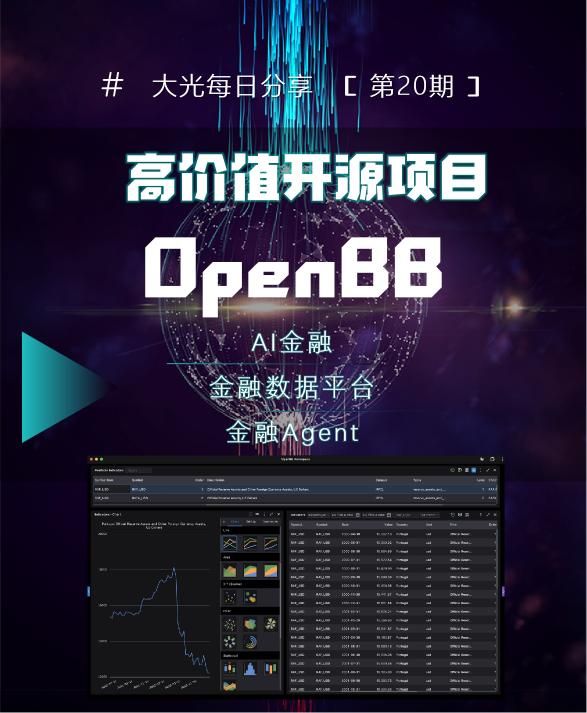 首个开源的金融数据平台，人工智能金融数据聚合