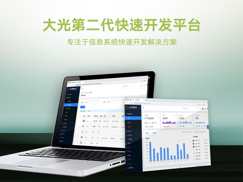 大光快速开发平台/低代码平台